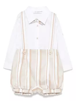 Colorichiari комплект из рубашки и шортов, белый