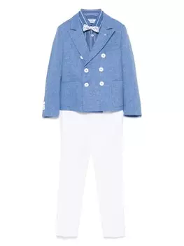 Colorichiari костюм в стиле колор-блок, синий