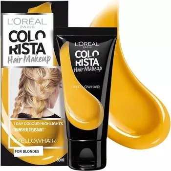Colorista Hair Make Up Number 8 30мл Желтый, L'Oreal