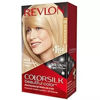 Colorsilk Стойкая краска для волос без аммиака 04 Ультра светлый, Revlon