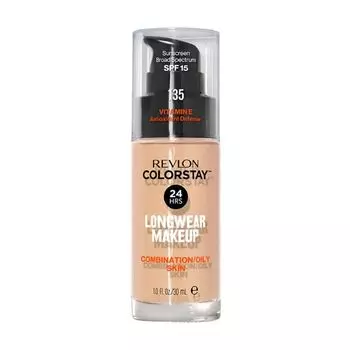 Colorstay spf15 витамин Е стойкая тональная основа Revlon, цвет 135, 30 мл