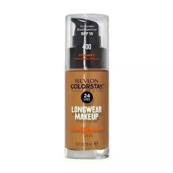 Colorstay spf15 витамин Е стойкая тональная основа Revlon, цвет 400, 30 мл