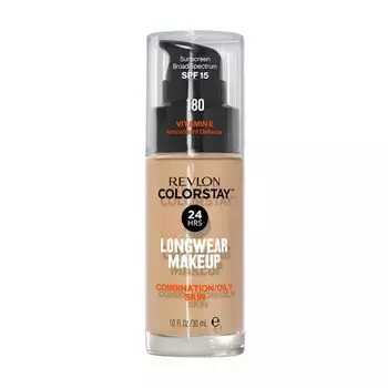Colorstay spf15 витамин Е стойкая тональная основа Revlon, цвет 180, 30 мл