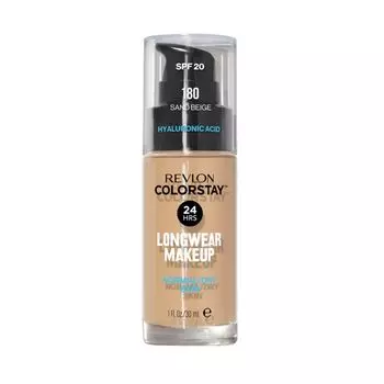 Colorstay spf20 гиалуроновая кислота стойкая тональная основа Revlon, цвет 180, 30 мл