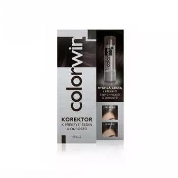 Colorwin Консилер, закрашивающий корни и седину Черный 4.6г