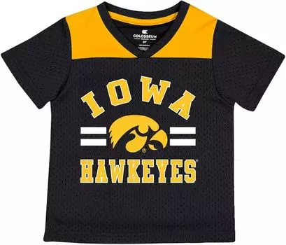 Colosseum Черный Джерси Ka-Boot-It для малышей Iowa Hawkeyes