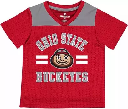 Colosseum Джерси Toddler Ohio State Buckeyes Scarlet Ka-Boot-It