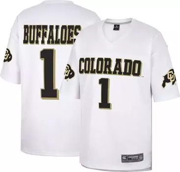 Colosseum Мужская белая футбольная майка Colorado Buffaloes