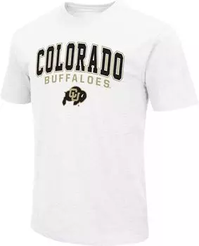 Colosseum Мужская белая футболка Colorado Buffaloes