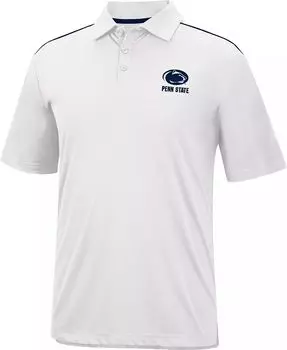Colosseum Мужская белая футболка-поло Penn State Nittany Lions