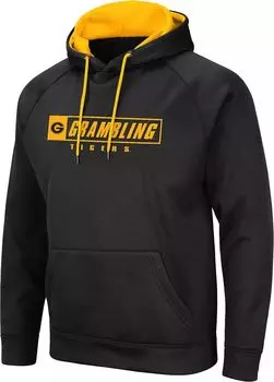 Colosseum Мужская черная толстовка Grambling State Tigers