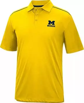 Colosseum Мужская футболка-поло Michigan Wolverines Maize