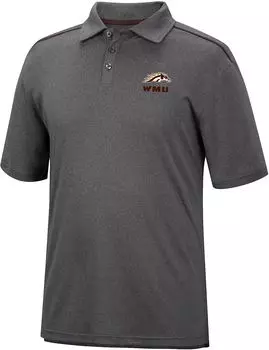 Colosseum Мужская футболка-поло Western Michigan Broncos Heather Charcoal