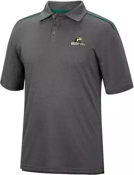 Colosseum Мужская футболка-поло Wright State Raiders Heather Charcoal