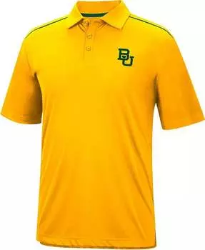 Colosseum Мужская рубашка-поло золотистого цвета Baylor Bears