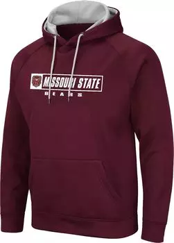 Colosseum Мужская темно-бордовая толстовка Missouri State Bears