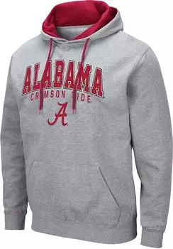 Colosseum Мужская толстовка Alabama Crimson Tide серого цвета
