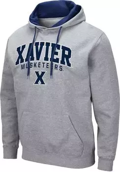 Colosseum Мужская толстовка с капюшоном Xavier Musketeers серебристого цвета