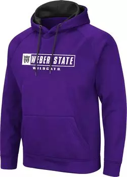 Colosseum Мужская толстовка Weber State Wildcats фиолетового цвета