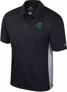 Colosseum Мужские черные шорты-поло Coastal Carolina Chanticleers