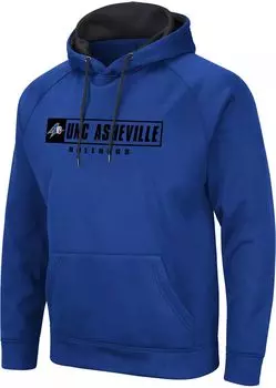 Colosseum Мужской пуловер с капюшоном UNC Asheville Bulldogs Royal Blue