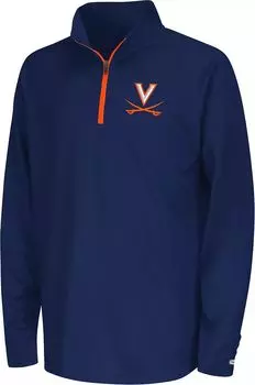 Colosseum Синяя куртка Youth Virginia Cavaliers на молнии