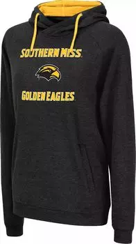 Colosseum Женская черная толстовка Southern Miss Golden Eagles