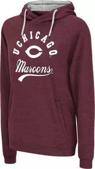 Colosseum Женская худи Chicago Maroons Maroon