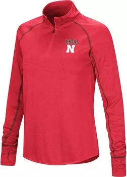 Colosseum Женская куртка Nebraska Cornhuskers Scarlet Stingray на молнии