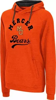 Colosseum Женская толстовка Mercer Bears оранжевого цвета