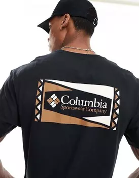 Columbia – North Cascades – футболка цвета Schwarz