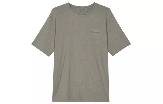 Columbia Обычная футболка унисекс зеленая