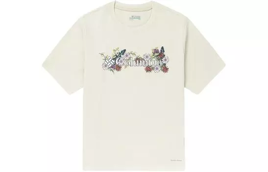 Columbia Обычная женская футболка белого цвета