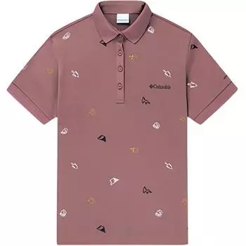 Columbia Рубашка поло женская коричневая