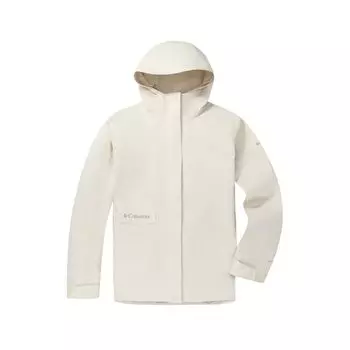 Columbia Водонепроницаемая, ветрозащитная, легкая, непромокаемая куртка-ветровка женская цвета слоновой кости