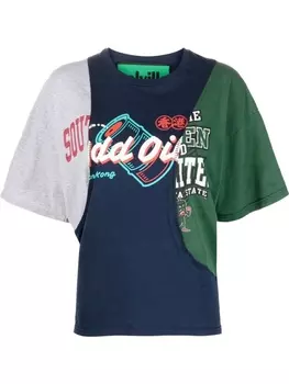 colville футболка в технике пэчворк, синий