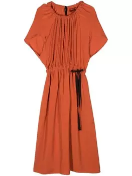 Colville McCardell макси-платье с завязками на талии, оранжевый