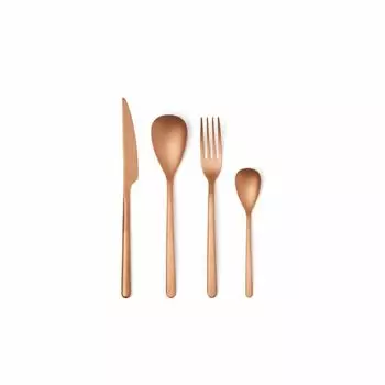 Comas Canada Vintage Copper, набор столовых приборов, 24 предмета, столовые приборы, нержавеющая сталь, медного цвета, 1231