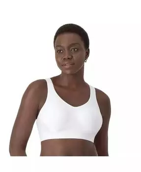 Comfort Revolution ComfortFlex Fit бесшовный утягивающий бюстгальтер без косточек 3488 Bali, белый