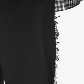 Comme des Garons Черные брюки из габардина, черный