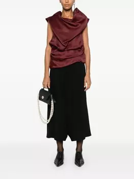 Comme Des Garons Comme Des Garons брюки с низким шаговым швом, черный