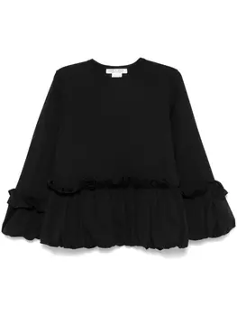 Comme Des Garons Comme Des Garons футболка с оборками, черный