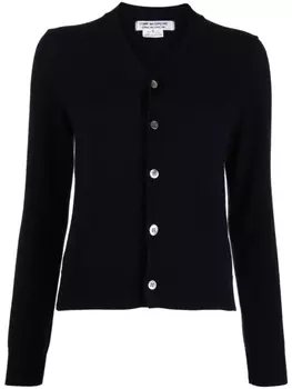 Comme Des Garons Comme Des Garons кашемировый кардиган с V-образным вырезом, синий