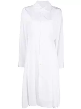 Comme Des Garons Comme Des Garons платье-рубашка с длинными рукавами, белый