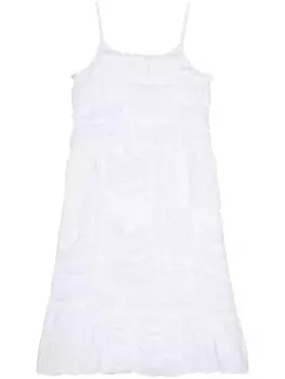 Comme Des Garons Comme Des Garons платье миди со сборками, белый