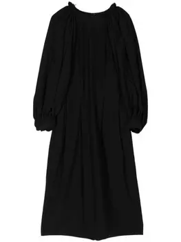 Comme Des Garons Comme Des Garons платье миди с жатым эффектом, черный