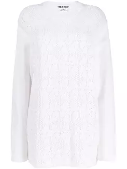 Comme Des Garons Comme Des Garons вязаный кардиган, белый
