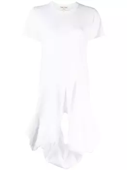 Comme Des Garons футболка асимметричного кроя, белый