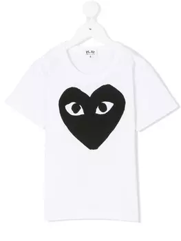 Comme des Garons футболка 'Play', белый