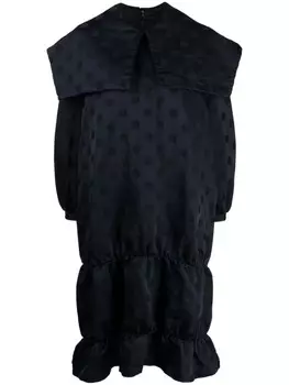 Comme Des Garons Girl платье в горох, синий